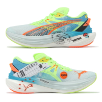 Puma 慢跑鞋 Deviate Nitro 3 MS Wns 女鞋 綠 藍 馬拉松系列 碳板 氮氣 運動鞋 31019601