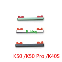 10pcs For Xiaomi Redmi K40 K40S K50 Pro Power Button ON OFF Volume Up Down Side Button Key Repair Parts