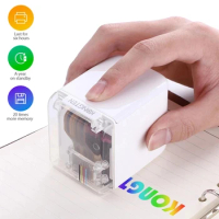 Nice Mini Portable Color Printer Customized Text Smartphone Wireless Printing Inkjet with Ink Cartridge
