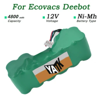 12V 4800mAh Replace Battery Pack for Ecovacs Deebot Sweeper DE33 DD35 DE55 DM88 DG710 DG716 610 901 Vacuum Cleaner Battery Pack