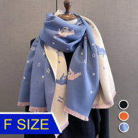 [韓國K.W.]韓國羊絨人氣指標高級圍巾披肩(保暖/圍巾/小香風)