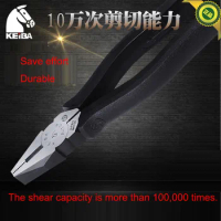Original Japan KEIBA Vise P-106 150mm (6 inch) Electrical Flat Nose Locking Pliers For Cutting Crimping Clamping Tools