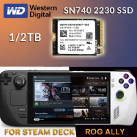 Western Digital WD 2230 1TB 2TB SSD SN740 NVMe PCIe 4.0X4 Read 5150MB/s M.2 Solid Stated Drives for Rog Ally Steam Deck Laptop