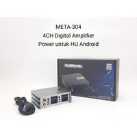 Car Audio META-304 4-Channel Power Car Amplifier for Car Android Player with Plug n Play Socket And