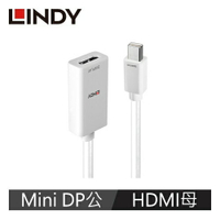 【現折$50 最高回饋3000點】LINDY林帝 MINI DISPLAYPORT公 To HDMI母 轉換器