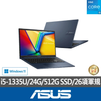 【ASUS 華碩】特仕版 15.6吋輕薄筆電(VivoBook X1504VA/i5-1335U/8G/512G SSD/Win11/+16G記憶體)