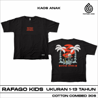 Rafago Kids Kaos Baju Anak Distro Skull Grave Usia 1-13 Tahun