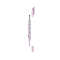 Pentel飛龍 雙頭螢光筆(SLW11PFL)-粉彩紫