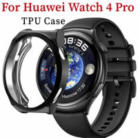 TPU Protective Case For Huawei Watch 4 Pro Full Screen Protector For Huawei Watch GT3 Pro 43mm 46mm Watch 4Pro Plating Cover