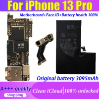 Clean iCloud For iPhone 13 Pro Motherboard+Face ID+Original Battery Support iOS Update For iPhone 13 Pro Logic Board Plate