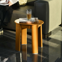凳子 北歐創意中古小圓凳設計師凳子北歐ins家用客廳現代簡約梳妝矮凳