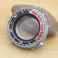 Sliver Tuna Canned Cases 30ATM Waterproof Diver Watch Fashion Bezel Fits Seiko NH35 NH36 7S26 4R36 Movement Watch Case