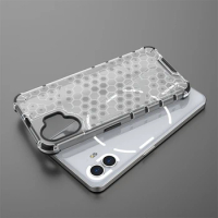 Shockproof Case for Nothing Phone 2 Cover Nothing Phone 2 Capas Transparent Bumper Honeycomb Clear F