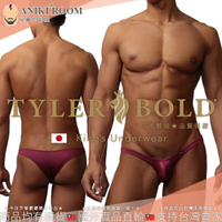 日本 TYLER BOLD 泰勒寶 男性性感極限低腰飽滿囊袋 巴西式比基尼三角褲 光澤酒紅色 Minimum Brazilian Bikini Underwear 日本 TYLERBOLD 授權台灣區正版經銷代理 內褲累積購買10件免費任選送1件 內褲集點卡上市活動熱烈起跑