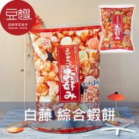 【豆嫂】日本零食 白藤 綜合蝦餅(四入)
