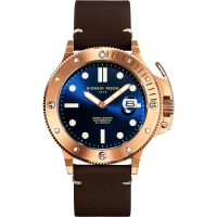 GIORGIO FEDON 1919 海藍寶石系列機械錶(GFCL005)-藍x玫塊金框