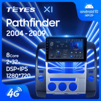 TEYES X1 For Nissan Pathfinder R51 2004 - 2009 Car Radio Multimedia Video Player Navigation GPS Android 10 No 2din 2 din dvd