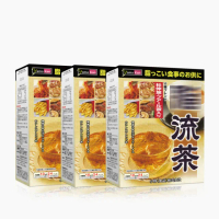 【YamaKan】代謝茶 3盒入(24入/盒；解膩、幫助排便、幫助消化、胭脂流茶胭脂紅茶系列)