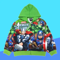 3-8Years New Spring Autumn Children The Hulk Costume girl Coats hoodie Jacket boys Captain Hooded Coat Kids Outwear Clothing