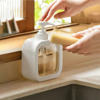 Refillable Soap Pump Dispenser Empty Bottle Dispenser With Press Pump For Soap Shampoo Shower Lotion Hand Shampoo Bottles Soap