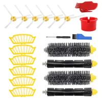 For iRobot Roomba 500 Series 510 520 530 535 540 555 560 561 562 Filter Brush Vacuum Cleaner Replacement Parts Accessories kit