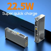 21700 Battery Charger Case Portable External DIY Power Bank Holder for 4PCS 21700 Battery Charger Holder Case