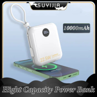 10000mAh Power Bank Mini Portable Mobile Phone Charger External Battery Power Supply Fast Charge Powerbank 22.5W Spare Batteria
