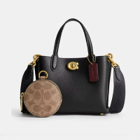 【COACH】WILLOW 18 托特包 黑色(CW549B4M2)