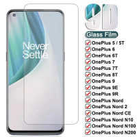 กระจกนิรภัยกาวเต็ม 2.5D, สำหรับ OnePlus 9, 9R, 9E, 8T, 7, 7T, 6, 6T, 5, 5T, 3, 3T, ฟิล์มกันรอย, สำหร