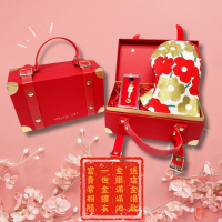 【晶曜珠寶】彌月禮盒 金湯匙+帽子 0.10錢