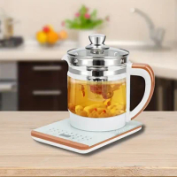 Glass Teapot Multifunctional Kettle Household Electric Tea Pot Set Cooking and Steaming Dual Purpose Tea Kettle Tea Infuser