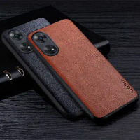 Luxury Leather Case For Oppo Reno8 T 4G Premium Business Style Retro Litchi Pattern Back Cover for Oppo Reno8 T 5G phone case