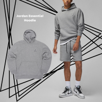 Nike 連帽上衣 Jordan Essential Hoodie 男款 深灰 帽T 休閒 寬鬆 長袖 DQ7467-091