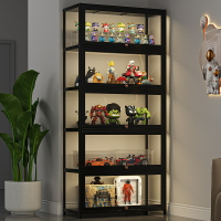 透明兒童書架家用臥室客廳簡約現代書櫃多層玩具書本收納置物櫃