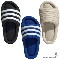 Adidas 拖鞋 男鞋 女鞋 雲朵拖 柔軟 ADILETTE 24 黑/藍/卡【運動世界】IF9263/IG9300/IG9304