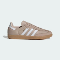【adidas 愛迪達】休閒鞋 女鞋 運動鞋 三葉草 SAMBA OG W 奶茶 IE6523