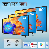Expose 50/43/32 Inch Smart TV Ultra-Thin Frameless HD TV Blu-ray TV LCD TV Monitoring Screen