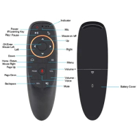 G10S PRO BT Air Mouse 2.4G Wireless Gyroscope BT5.0 Voice Remote Control For Smart Android TV Box with gyroscope/voice