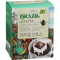 (狀8)韓國DAMTUH 濾掛式巴西咖啡粉(7g*10袋/盒) [大買家]