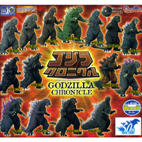 🇯🇵吼皮玩具🇯🇵 絕版 哥吉拉 50週年圖鑑 全套15款 日版 HG 萬代 扭蛋 昭和 平成 紅蓮 特攝 公仔 老物