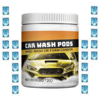 Car Cleaning Agent 20Pcs Concentrated Car Wash Beads Fast Dissolving Beads Car Wash Car Detergent Keeps Paint Looking Like New