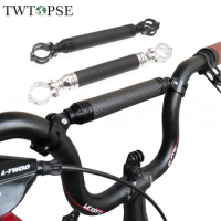 TWTOPSE Bicycle M Handlebar Extender Crossbar For Brompton Folding Bike 3SIXTY PIKES Handle Bar Bracket Rod Fit Light Bell Part