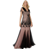Long Dress for Women Flapper Dress Summer Party Club Evening Dress Female Dresses Elegant