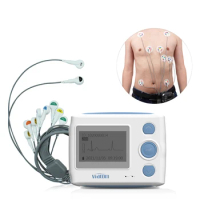 Viatom TH12 24 Hour AI Analysis 12 Channel Portable Ecg Machine 12 Lead Electrocardiograph Device Ekg Monitor Holter Recorder