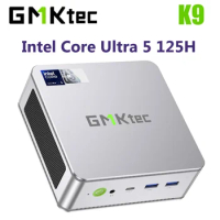 GMKtec K9 Intel Core Ultra 5 125H Mini PC WIFI6 BT5.2 Windows 11 DDR5 5600Mhz PCIe4.0 Nvme SSD Mini PC Gaming Computer