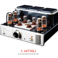 2021 latest upgraded version of Spark A-88T MK2 (KT88) combined vacuum tube audio power amplifier
