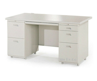 【鑫蘭家具】雙邊辦公桌W160cm左二右三  主管桌 電腦桌 書桌 工作桌