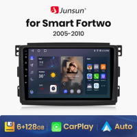 Junsun V1 pro AI Voice 2 din Android Auto Radio for Smart Fortwo 2005 - 2010 Car Radio Multimedia GPS Track Carplay 2din dvd