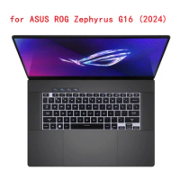Silicone Laptop Keyboard Cover Protector Skin for ASUS ROG Zephyrus G16 (2024) GU605 GU605MV GU605MY GU605MZ GU605MI GU605M 16"