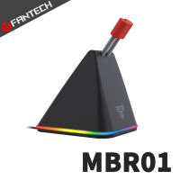 FANTECH MBR01 多彩RGB滑鼠線夾-黑
